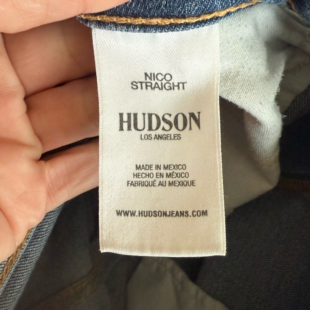 Hudson Nico Straight Jeans • Women’s size 28 - Picture 2 of 7